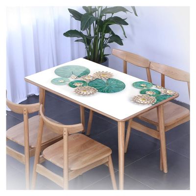 3D Tablecloth Rectangle, Waterproof Oil-Proof Anti-scalding Table Cover for Hotel Restaurant Table Mat 1.5mm ThicknessCustomizable ALGFree (Color : A, Size : 70x120cm)