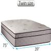 Dream Solutions USA DS USA Fifth Ave PillowTop Plush Extra Soft Twin Size Mattress Only with Mattress Cover Protector - Spine Support, Orthopedic, Longlasting view 2