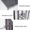 WHLMYH Umbrella Holder, Umbrella Stand, Metal Iron Umbrella Holder, Hotel Floor Standing Storage Shelf, Home Iron Art Umbrella Bucket,Brown view 3