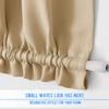 NICETOWN Room Darkening Curtains Panel - Entryway Decor Thermal Privacy Door Draperies for Glass/Front Door Blind, 36" Width x 72" Length, Biscotti Beige, One Panel view 4