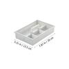 Stackable Desk Storage Box with Two Spacers for Office Use view 2