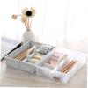 Stackable Desk Storage Box with Two Spacers for Office Use view 4