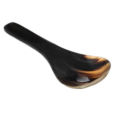 Buffalo Horn Spoons Dinner Ware Serving Spoon Kitchen Ladle Soup Pan Ladle for Soups Stews Gravy Spaghetti Sauce Cookware Utensil