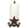 BLACK FOREST DECOR Cast Iron Star Paper Towel Holder, 7 3/4" W x 7 1/4" D x 12 1/2" H view 1