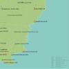 Illinois State Parks Checklist Map 18x24 Poster (Green & Aqua) view 3