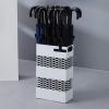 Umbrella Racks WXYZ Large-Capacity Hotel Umbrella Stand Can Hold 20 Umbrellas, Independent Drip Tray Umbrella Bucket, 30x15x50cm, Black, White (Color : White) view 2