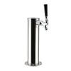 3 Inches Single-Head Draft Beer Tower, Durable Mirror-Polished Stainless Steel Beer Tower With One Taps, Suitable For Home Bars, Bars And Cafes, Silver (Single-Head) view 1