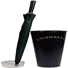 WHLMYH Umbrella Holder, Umbrella Stand, Iron Art Creative Drip Tray Long/Short Umbrella Rack,a