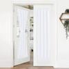 NICETOWN Pure White Curtain Panel for Door - Thermal Insulated 50% Sunlight Blocking Short French/Sliding/Patio Door Blind Drapery for Privacy (1 Piece, W36 x L72-Inch) view 1