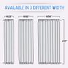 NICETOWN Pure White Curtain Panel for Door - Thermal Insulated 50% Sunlight Blocking Short French/Sliding/Patio Door Blind Drapery for Privacy (1 Piece, W36 x L72-Inch) view 3