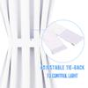 NICETOWN Pure White Curtain Panel for Door - Thermal Insulated 50% Sunlight Blocking Short French/Sliding/Patio Door Blind Drapery for Privacy (1 Piece, W36 x L72-Inch) view 4