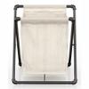 Furniture of America Hargris Fabric and Metal Laundry Hamper in Sand Black view 2