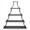 Furniture of America Kladden Industrial Metal 5-Shelf Bookcase in Sand Black view 1