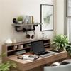 Furniture of America Gren Industrial Metal Floating Shelf in Gray and Black view 2