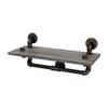 Furniture of America Gren Industrial Metal Floating Shelf in Gray and Black view 4