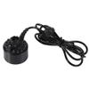 Aqur2020 24V Color Changing 12 LED Mister Fogger Water Fountain Mini Mist Maker Pond Fog Machine Atomizer Air Humidifier Ultrasonic Mist 12 LED for Halloween view 1