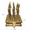 AONA Brass Navagraha Set 9 Brass Greh Idol Height 7 Inch view 2