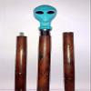 Vimal Nautical 36 Wooden Walking Stick, Victoria Golf Handle VIP Wolf Resin Handle Walking Stick Wood Walking Cane Ring Design for Men and Women view 1