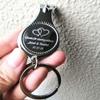 100pcs Personalized Bottle Opener Nail Clipper Keychain Versatile & Durable, Private Customized Party Favors Wedding Brewery Christmas Logo Engraved view 2