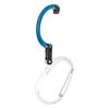 GEAR AID HEROCLIP Carabiner Clip and Hook (Large) for Camping, Backpack, Organization, and Garage, Blue Steel view 2