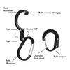 GEAR AID HEROCLIP Carabiner Clip and Hook (Large) for Camping, Backpack, Organization, and Garage, Blue Steel view 3