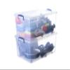 Superio Storage Bins with Lids, Clear Plastic Containers for Organizing, Stackable Totes, BPA Free, Odor Free, Organizer Boxes for Home, and Dorm (2 Pack, 60 Quart) view 1