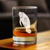 Bevvee Manatee Whiskey Rocks Glass - Fun Funny Ocean Animals Themed Decor and Gifts for Sea Creature Lovers - 10.25 Oz view 2