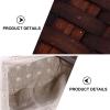 FAVOMOTO Handmade Rattan Storage Basket Rectangular Woven Container for Fruits Snacks Sundries Multi-Functional Japanese Style Home Decor Deep view 2