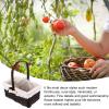 FAVOMOTO Handmade Rattan Storage Basket Rectangular Woven Container for Fruits Snacks Sundries Multi-Functional Japanese Style Home Decor Deep view 4