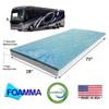 Foamma 2 x 28 x 73 Truck, Camper, RV Travel Visco Gel Memory Foam Bunk Mattress Topper, Made in USA, Comfortable, Travel Trailer, CertiPUR-US Certified, Cover Not Included view 2