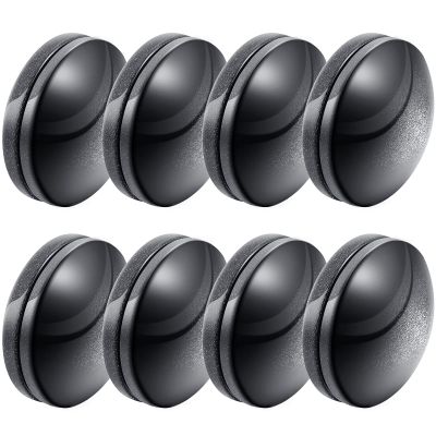 Jetec 16 Pcs Magnetic Curtain Weights No Sew Shower Curtain Magnets Black Plastic Shower Curtains Liner Clips for Light Curtains Tablecloth Liner