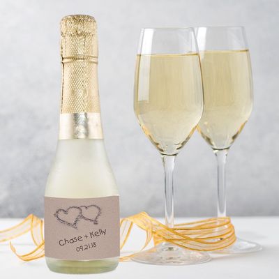 6ct Personalized Beach Wedding Water Bottle Labels (6 Labels)