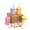 Elk and Friends 10oz Stainless Steel Kids + Toddler Drinking Cups | The Original Mason Jar with Sleeves + Lids | Silicone Straws | Smoothies | Storage Jar | Spill Resistant | Dishwasher Safe | 4 Pack view 1