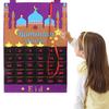 Ramadan Calendar 2026, Eid Mubarak Hanging Countdown Calendar, Advent Calendars Tracker Date Eid Gift Ramadan Decorations with 30 Stars - 30 Days view 1