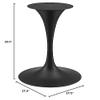 Modway Lippa Dining Table, 28", Black Black view 2