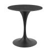 Modway Lippa Dining Table, 28", Black Black view 3