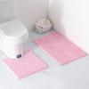 JaidWefj Memory Foam Bath Mats Set of 2 Non Slip Absorbent Bathroom Decor Rug Shaggy Bathroom Floor Carpet for Kitchen Bathroom Floors view 1