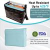 Large Silicone Waterproof and Heat Resistant Bag- Airtight Zip Closed Seal Pouch, Fireproof & Water Proof Safe Storage Holder for Cash, Passport, Laptop, Folder, Important Legal Documents & Valuables view 3