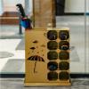 Umbrella Racks WXYZ Golden Hotel Business Umbrella Stand, Can Hold 22 Umbrellas, Waterproof and Rust-Proof Umbrella Bucket, 37x24x50cm view 2