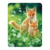 3D LiveLife Magnet - Spring Foxes from Deluxebase. Lenticular Wild Animal Refrigerator Magnet. Decorative 3D Fox Flat Magnets. Cute Small Magnets for Fridge, Dishwasher and Whiteboard. view 1