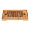 Bamboo Tea Tray Chinese Gongfu Tea Mini Serving Table for Teahouse Home Office Tea Tray, Chinese Kungfu Tea Bamboo Serving Tray for Teahouse Home Office view 1
