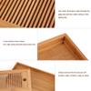 Bamboo Tea Tray Chinese Gongfu Tea Mini Serving Table for Teahouse Home Office Tea Tray, Chinese Kungfu Tea Bamboo Serving Tray for Teahouse Home Office view 2