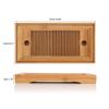 Bamboo Tea Tray Chinese Gongfu Tea Mini Serving Table for Teahouse Home Office Tea Tray, Chinese Kungfu Tea Bamboo Serving Tray for Teahouse Home Office view 3