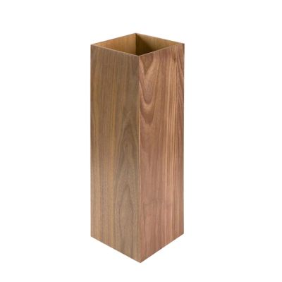 JLXJ Entryway Wooden Umbrella Stand Holder, Square Vintage Canes Walking Sticks Organizer Rack with Removable Drain Tray, for Indoor Outdoor