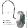LORVIES Old Grunge Wood Panels Pattern Shower Curtain Hooks Set of 12, Stainless Steel Shower Hooks Decorative Hanger Rings Rust Resistant for Bathroom Kids Room Fashion Home Decor view 3