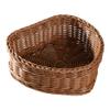 bread baskets for serving basket fruit bowl bamboo wicker cornucopia wood bowls - Simulated Rattan - Woven Dried Fruit Tray L Brown view 1