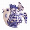 Blue Sky Clayworks 13049 Delft Fish Teapot, 10-inch Length view 1