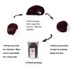 Andongnywell Curly Wigs Human Hair Hairline Curly for Women Density Wig Hair Heat Resistant Natural Color (Brown,One Size) view 4