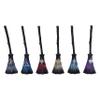 Nemesis Now Positivity Broomsticks with Silver Charms, 20cm, (Set of 6), Black view 1