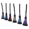 Nemesis Now Positivity Broomsticks with Silver Charms, 20cm, (Set of 6), Black view 2